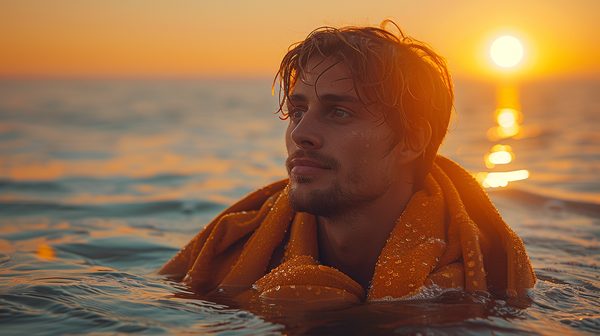 Ponchos de bain : confort ultime pour sports aquatiques